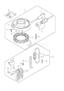 Outboard DF 6 drawing Electrical