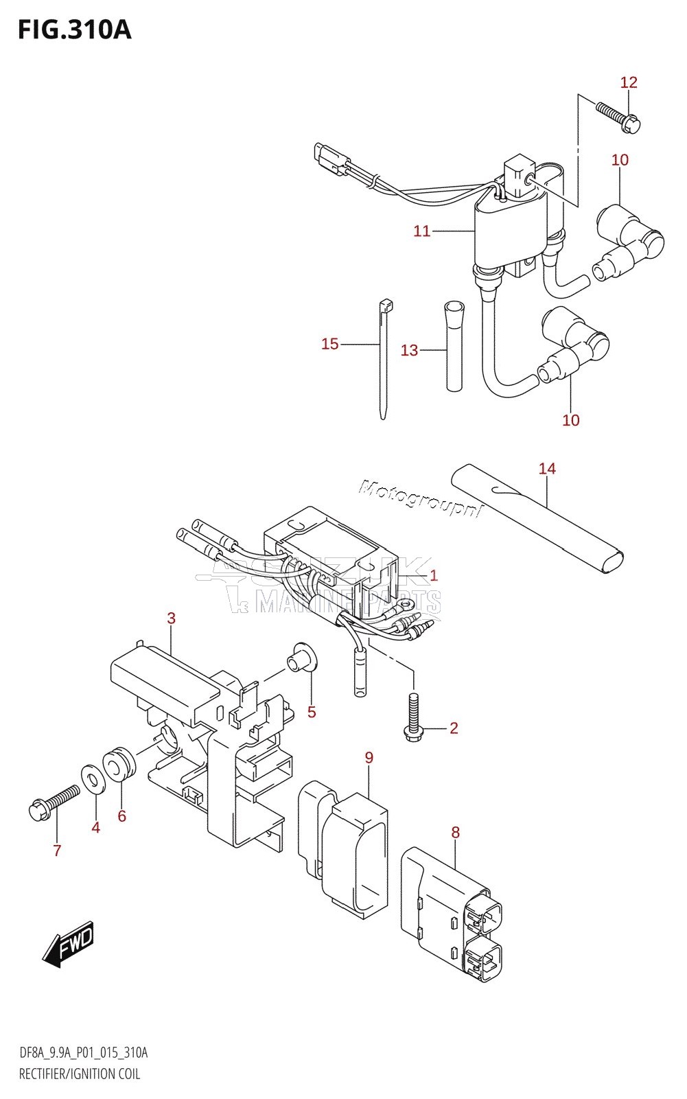 RECTIFIER /​ IGNITION COIL (DF8A:P01)