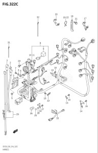 20002F-410001 (2014) 200hp E03-USA (DF200T) DF200 drawing HARNESS (DF225T:E03)