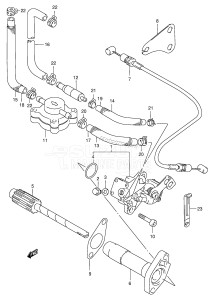 DT140 From 14002-581001 ()  1995 drawing OIL PUMP (DT115S /​ DT140EPI)