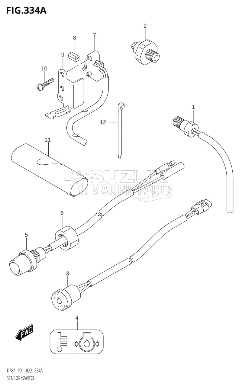 SENSOR / SWITCH (DF8A,DF9.9A)