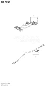 15002Z-510001 (2005) 150hp E03-USA (DF150Z  DF150ZG) DF150Z drawing OPT:HARNESS (2) (DF150ZG:E03)