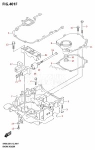 DF50A From 05003F-210001 (E01)  2012 drawing ENGINE HOLDER (DF60A:E01)