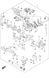 Outboard DF 20A drawing Remote Control Parts