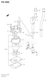 DF175Z From 17502Z-010001 (E03)  2010 drawing WATER PUMP