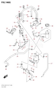 03003F-710001 (2017) 30hp P01 P40-Gen. Export 1 (DF30A  DF30AQ  DF30AR  DF30AT  DF30ATH  DT30  DT30R) DF30A drawing FUEL PUMP (DF30AT:P01)