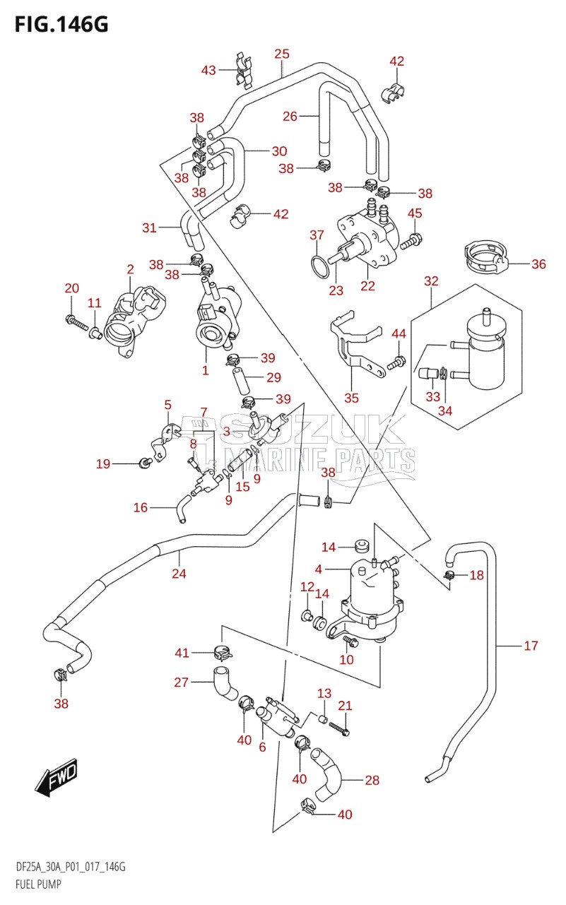 FUEL PUMP (DF30AT:P01)