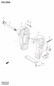 DF60A From 06002F-010001 (E03)  2010 drawing CLAMP BRACKET (DF60AT)