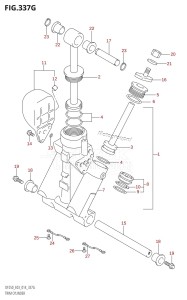 DF200 From 20002F-410001 (E03)  2014 drawing TRIM CYLINDER (DF200T:E03:L-TRANSOM)