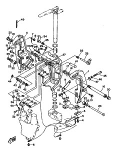 250A drawing FRONT-FAIRING-BRACKET