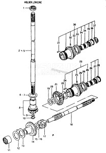 DT20 From 2001-001001 ()  1986 drawing TRANSMISSION (PG, PJ, PVZ)