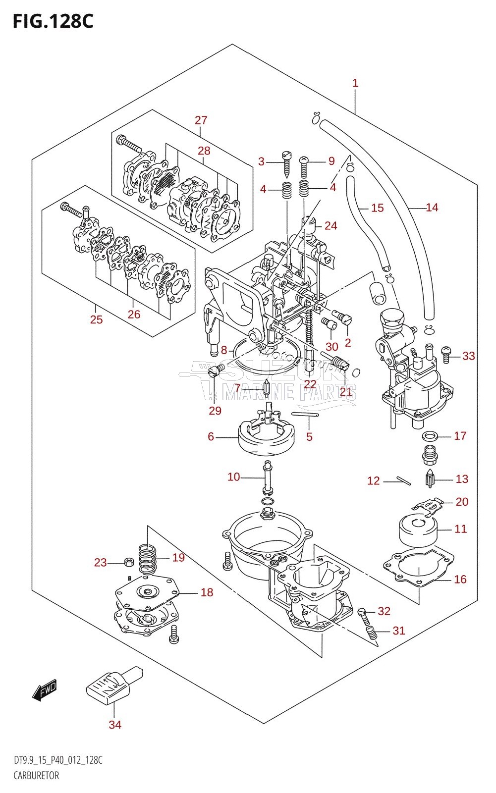 CARBURETOR (DT9.9K:P36)