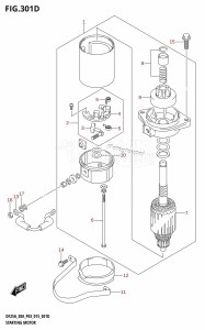 DF25A From 02504F-510001 (P03)  2015 drawing STARTING MOTOR (DF25ATH:P03)