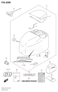 04003F-610001 (2016) 40hp E03-USA (DF40A) DF40A drawing ENGINE COVER (DF60AVT:E03)