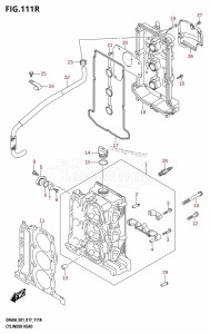 DF60A From 06002F-710001 (E01 E40)  2017 drawing CYLINDER HEAD (DF60AVT:E01)