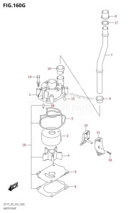 DF175Z From 17502Z-610001 (E03)  2016 drawing WATER PUMP (DF175Z:E03)