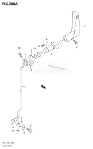 DF4 From 00401F-371001 (P03)  2003 drawing CLUTCH LEVER