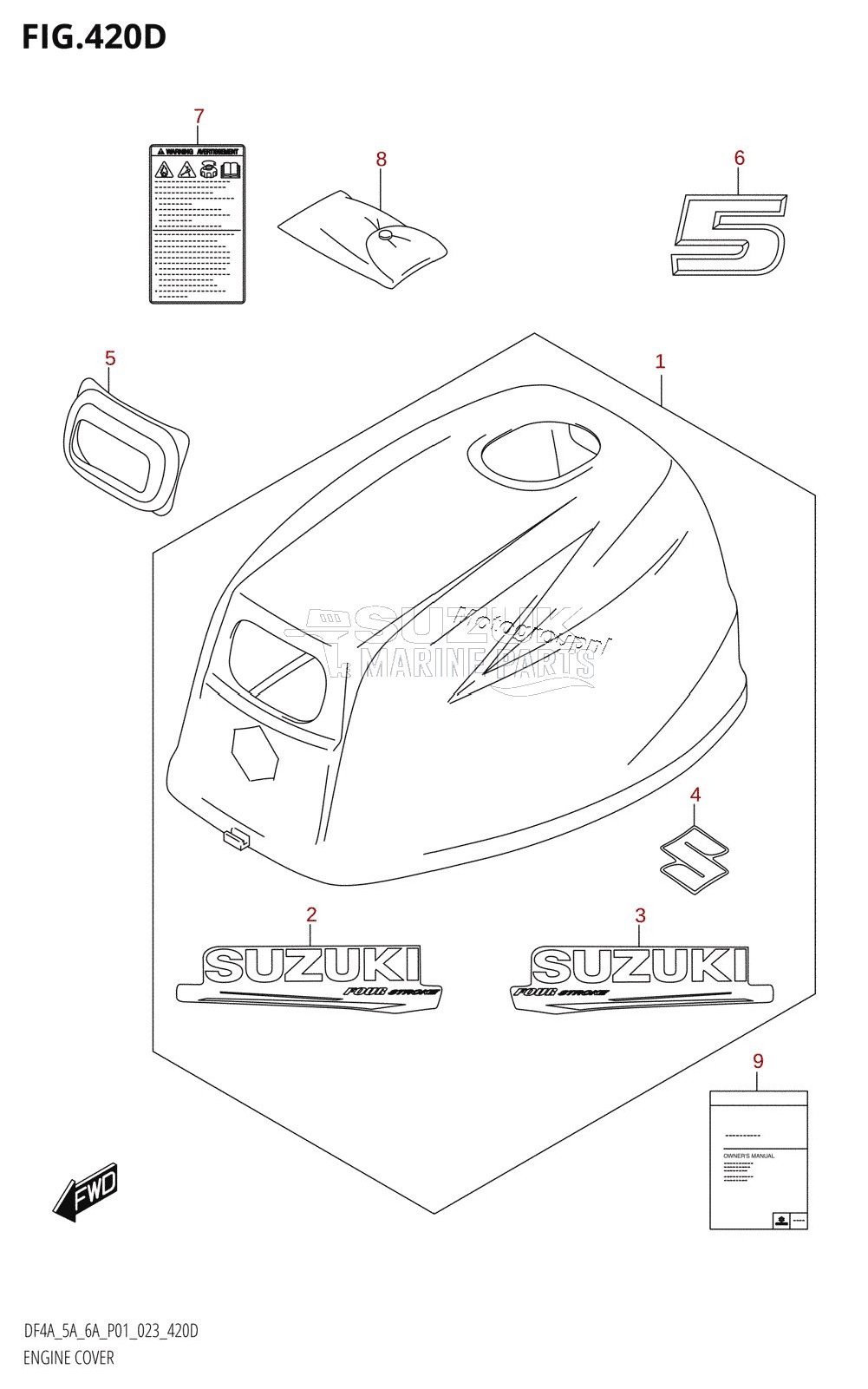 ENGINE COVER (DF5A:020)