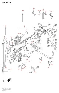 DF225T From 22503F-910001 (E03)  2019 drawing HARNESS (DF250T,DF250Z)