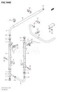 DF250ST From 25004F-210001 (E03)  2012 drawing FUEL INJECTOR (DF225Z:E03)