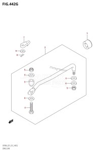 DF70A From 07003F-310001 (E01 E40)  2013 drawing DRAG LINK (DF90A:E01)