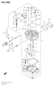 DF8A From 00801F-310001 (P01)  2013 drawing CARBURETOR (DF9.9A:P01)