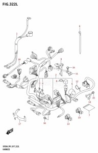 DF20A From 02002F-710001 (P01 P40)  2017 drawing HARNESS (DF20AT:P01)