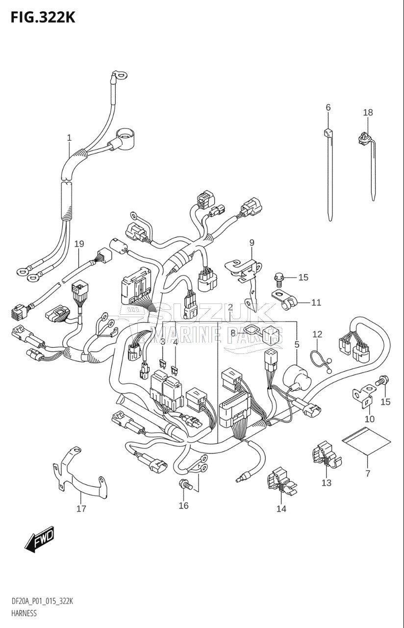 HARNESS (DF20AT:P01)