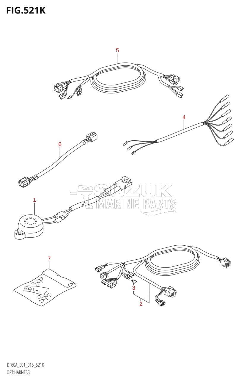 OPT:HARNESS (DF60AQH:E40)