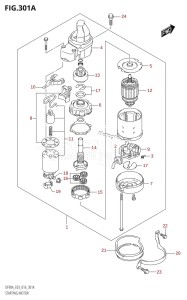 DF80A From 08002F-610001 (E03)  2016 drawing STARTING MOTOR