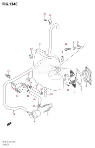 DF50 From 05001F-421001 (E03)  2004 drawing SILENCER (K6,K7,K8,K9,K10)