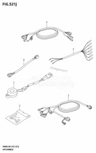 DF50A From 05003F-210001 (E01)  2012 drawing OPT:HARNESS (DF60AQH:E40)