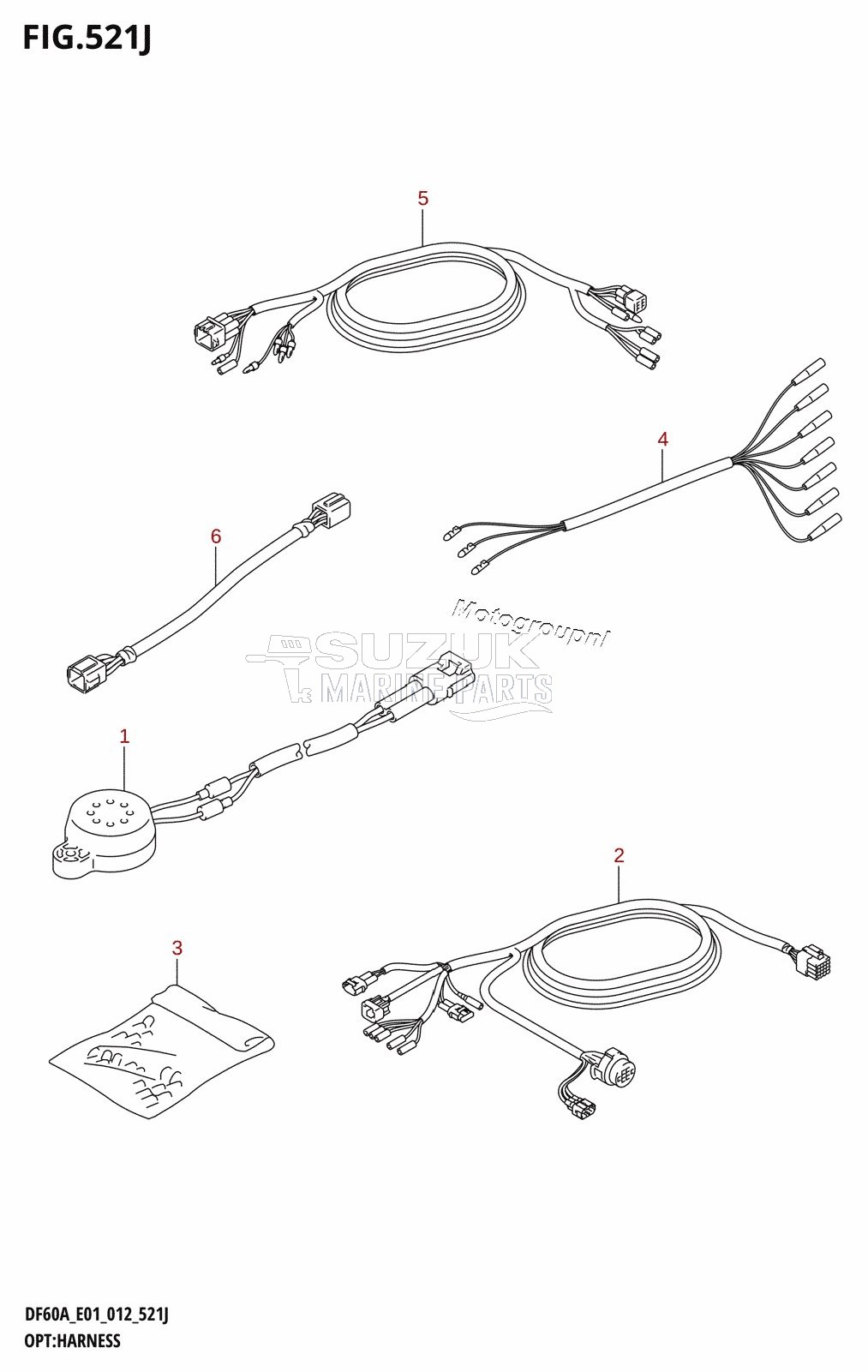 OPT:HARNESS (DF60AQH:E40)