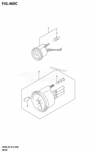 DF50A From 05003F-210001 (E01)  2012 drawing METER (DF50A:E01)