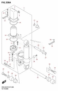 DF30A From 03003F-710001 (P01 P40)  2017 drawing TILT CYLINDER (DF25AT:P01)