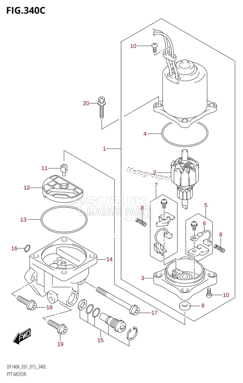 PTT MOTOR (DF115AT:E40)