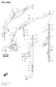 DF150A From 15003F-910001 (E03)  2019 drawing FUEL INJECTOR