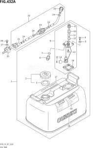 04001F-251001 (2002) 40hp E01-Gen. Export 1 (DF40QHK2  DF40TK2) DF40 drawing FUEL TANK