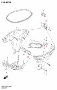 DF20A From 02002F-710001 (P01 P40)  2017 drawing SIDE COVER (DF20A:P01)