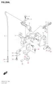 06003F-710001 (2017) 60hp E01 E40-Gen. Export 1 - Costa Rica (DF60AVT  DF60AVTH) DF60A drawing CLUTCH SHAFT (DF60ATH:E01)