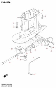 DF175AT From 17503F-440001 (E11 - E40)  2024 drawing DRIVE SHAFT HOUSING