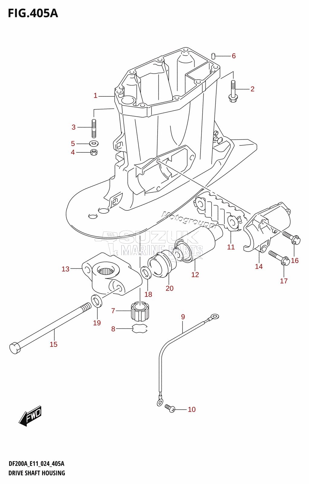 DRIVE SHAFT HOUSING