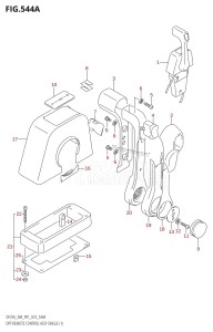 DF30A From 03003F-340001 (P01 P40)  2023 drawing OPT:REMOTE CONTROL ASSY SINGLE (1) (DF25AR,DF25AT,DF30AR,DF30AT,(DF25ATH,DF30ATH):(022,023))