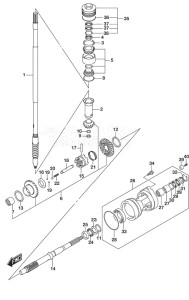 DF 250 drawing Transmission SS Model