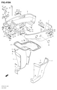 20001F-421001 (2004) 200hp E01-Gen. Export 1 (DF200TK4) DF200 drawing SIDE COVER (X-TRANSOM,XX-TRANSOM)