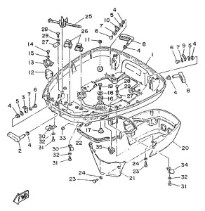 200AETO drawing BOTTOM-COWLING