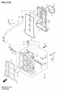 DF60A From 06002F-510001 (E01 E40)  2015 drawing CYLINDER HEAD (DF40AST:E34)