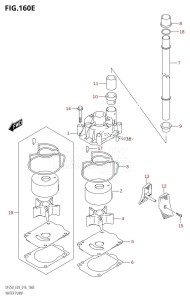 DF225Z From 22503Z-610001 (E03)  2016 drawing WATER PUMP (DF250T:E03)