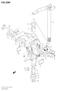 15002Z-210001 (2012) 150hp E01 E40-Gen. Export 1 - Costa Rica (DF150Z) DF150Z drawing SWIVEL BRACKET (DF175T:E40)