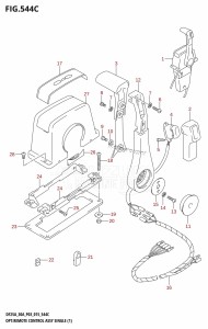 DF30A From 03003F-510001 (P03)  2015 drawing OPT:REMOTE CONTROL ASSY SINGLE (1) (DF30AT:P03)